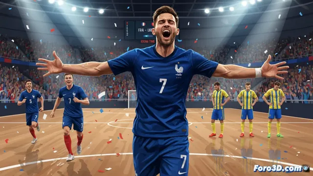 Francia hace historia al llegar a semifinales de la eurocopa de fútbol sala