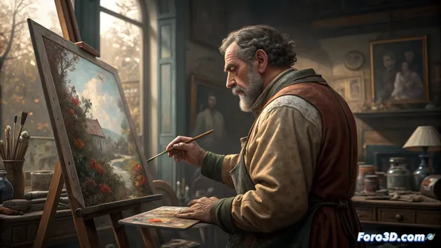 Fred Gambino regresa al óleo tras décadas de arte digital