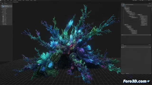 GGro: un plugin beta gratuito para animar crecimiento orgánico en Houdini