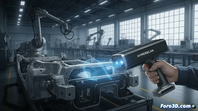 Hexagon lanza HYPERSCAN, escáner 3D sin marcadores certificado