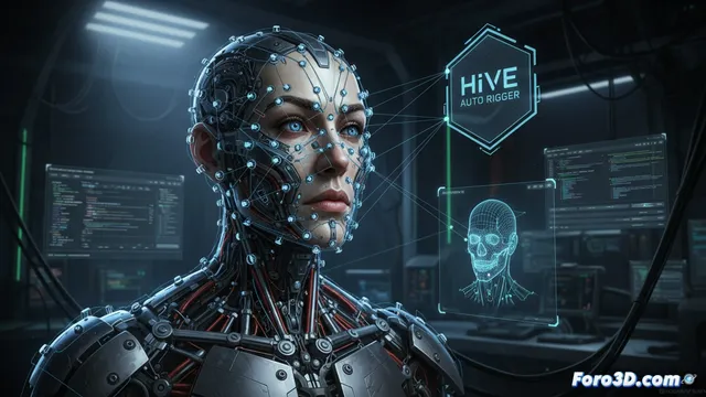 Hive Auto Rigger para Maya añade automatización de rig facial con joints