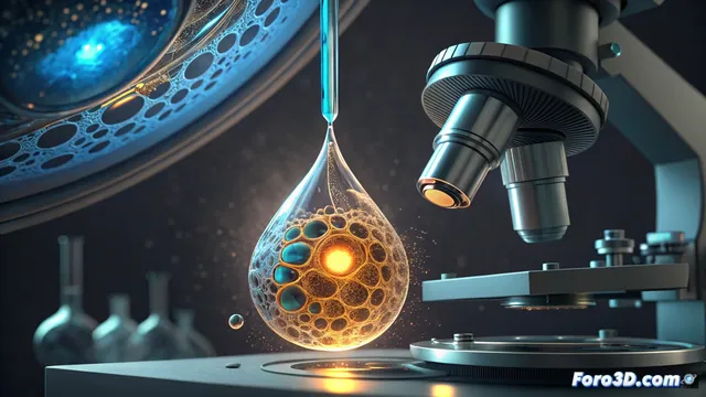 Imprimir en 3D a escala microscópica usando luz y líquido