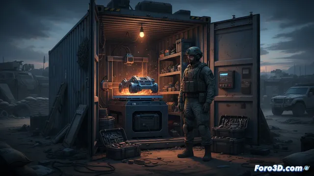 Impresión 3D en combate: fabricar repuestos en el campo de batalla