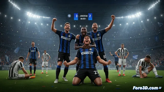 Inter supera a Juventus en duelo vibrante de la Serie A