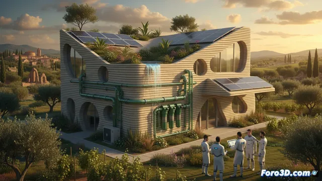 Italia certifica su primera vivienda impresa en 3D autosuficiente