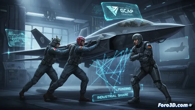 Italia, Reino Unido y Japón presionan a Alemania para unirse al caza conjunto