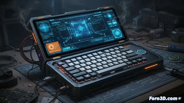 Keebmon: Un cyberdeck portátil con Ryzen AI 9 y Radeon 890M