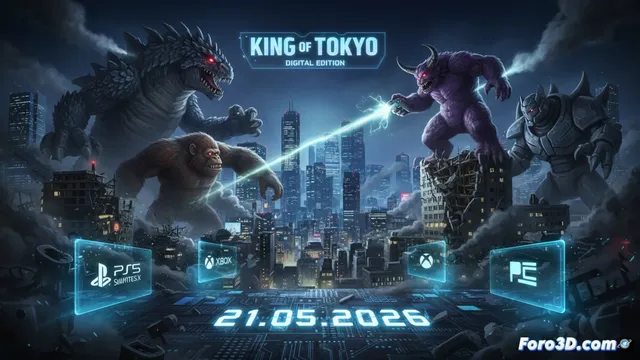 King of Tokyo llega a consolas y PC en mayo de 2026