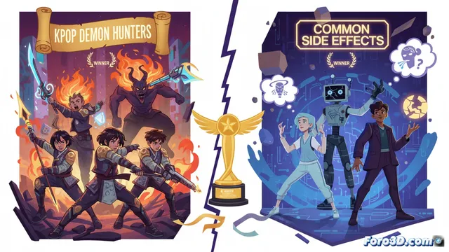 'KPop Demon Hunters' y 'Common Side Effects' triunfan en los Premios Annie