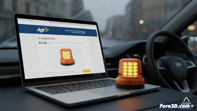 La baliza V‑16 atrae a ciberdelincuentes que buscan estafar