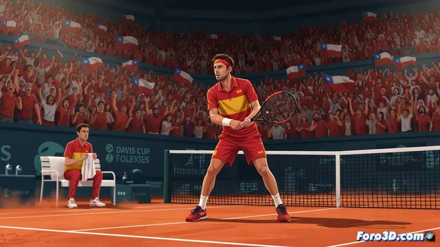 Chile y España se enfrentan en una eliminatoria decisiva de copa davis