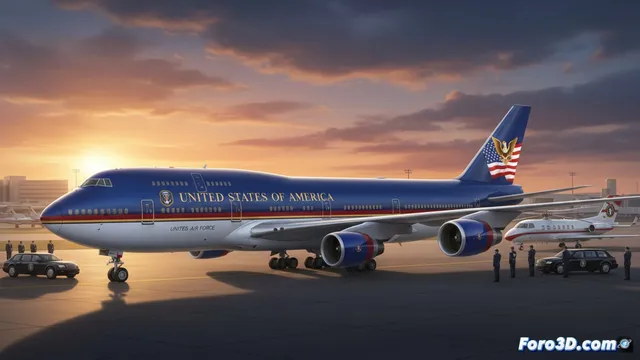 La Fuerza Aérea de EE.UU. cambia el esquema de color de su flota ejecutiva
