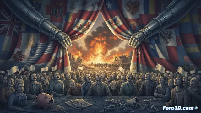 La narrativa patriótica como cortina de humo en tiempos de guerra