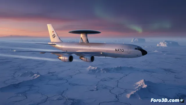 La OTAN despliega aviones AWACS en el Ártico para vigilar