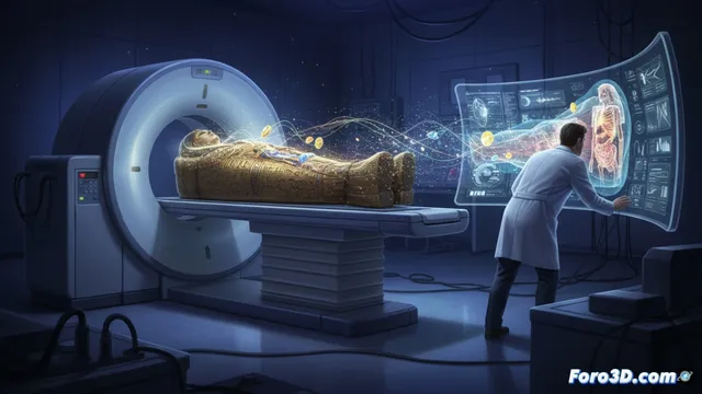 La tecnología 3d permite estudiar momias sin tocarlas