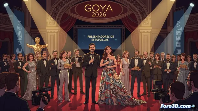 Los Goya 2026 desvelan su lista de presentadores de estatuillas