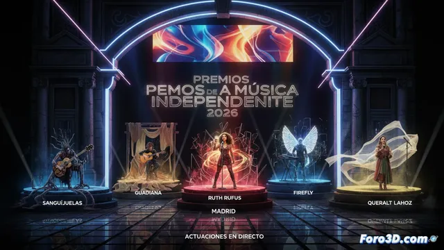 Premios de la Música Independiente 2026 anuncian cartel de actuaciones en directo