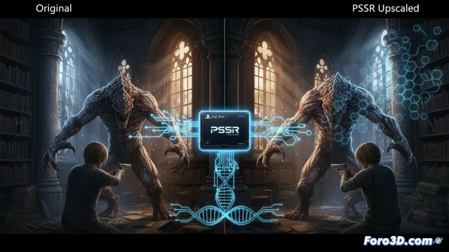 PSSR de PS5 Pro: Upscaling por IA llega a RE Requiem