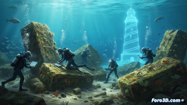 Rescatando el faro de alejandría con tecnología 3d