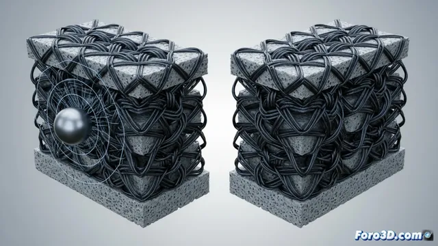 Revestimientos 3D con fibra de carbono para mitigar impactos