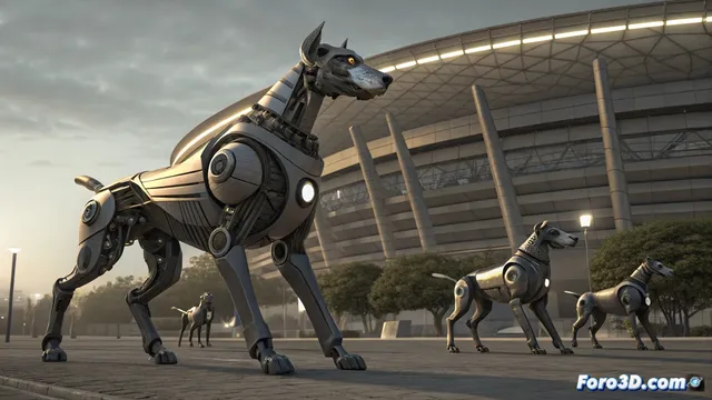 Robots caninos reforzarán seguridad en estadio BBVA para Mundial 2026