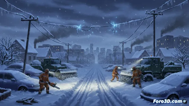 Rumanía colapsa tras nevadas extremas: 40 cm de nieve y 200.000 hogares sin luz