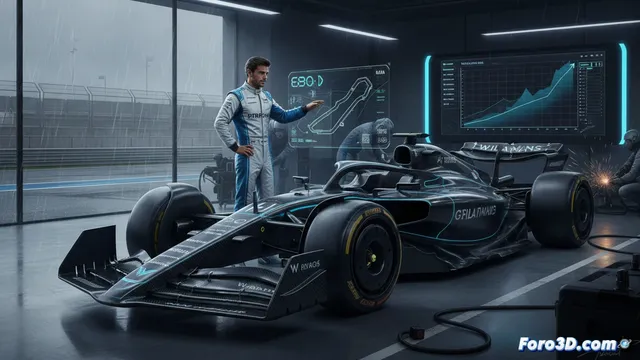 Sainz condiciona su continuidad en Williams al progreso del FW48