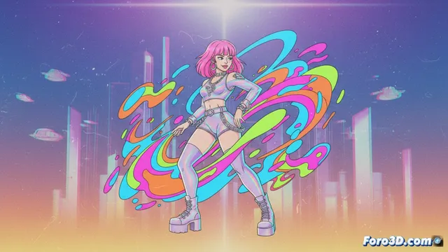 Salla Lehmus fusiona animación 2D tradicional y estética Y2K