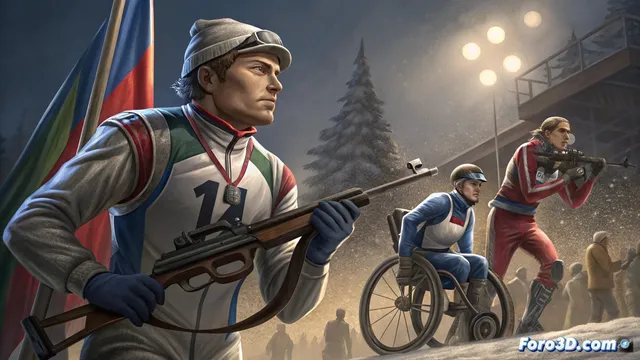 Sanremo homenajea al biatlón y al deporte paralímpico