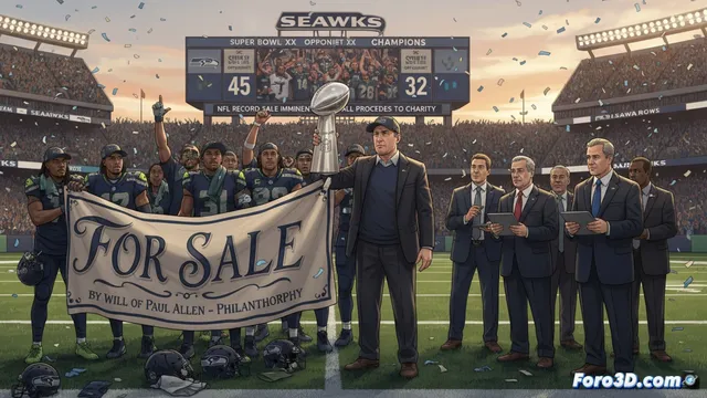 Seahawks en venta tras ganar el Super Bowl LX por voluntad de Paul Allen