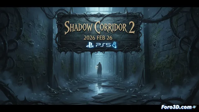 Shadow Corridor 2 anuncia fecha de lanzamiento en PS5 para 2026