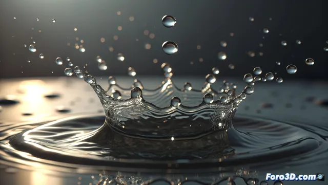 Simular una salpicadura de agua en cinema 4d