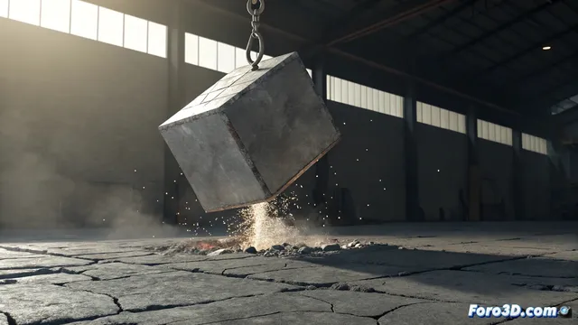 Simular un impacto contra el suelo en Blender