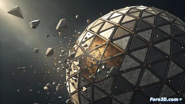 Simular que un objeto se desarma y se rearma en Cinema 4D