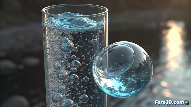 Simular una burbuja de aire en un tubo usando houdini