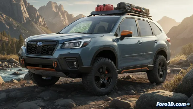 Subaru Forester Wilderness 2026: detalles técnicos para modelado off-road
