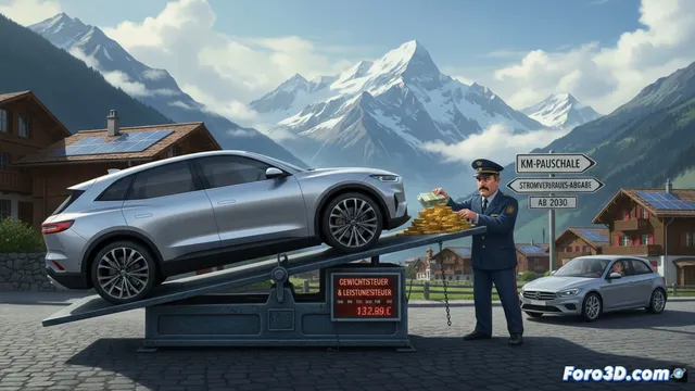 Suiza revisa impuestos: coches eléctricos ya no siempre pagan menos
