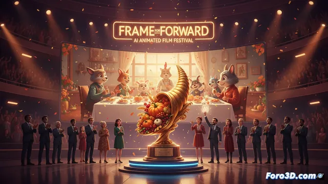 'Thanksgiving Day' gana el Frame Forward AI Animated Film Festival
