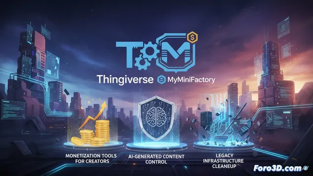 Thingiverse se reestructura tras su adquisición por MyMiniFactory