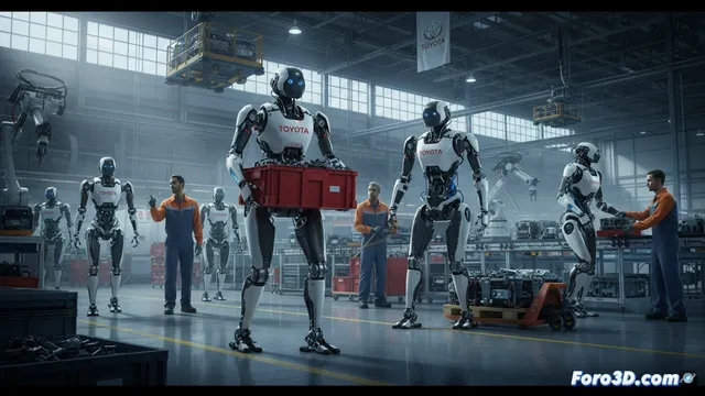 Toyota despliega robots humanoides Digit en su planta de Canadá