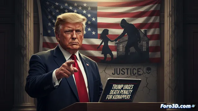 Trump advierte pena de muerte a secuestradores de madre de presentadora