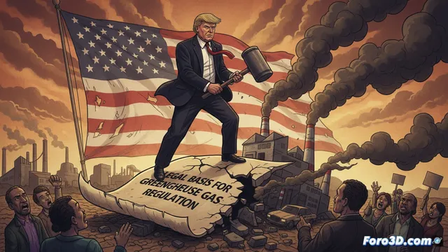 Trump elimina base legal para regular gases de efecto invernadero