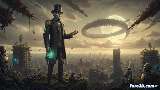 Un robot Lincoln busca sentido en un mundo post-humano