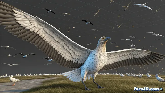 Una manera rápida de animar aves en 3ds Max