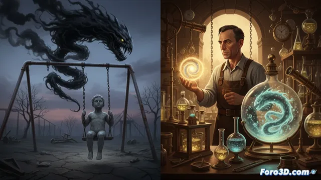 Una película animada representa la polio como una sombra depredadora