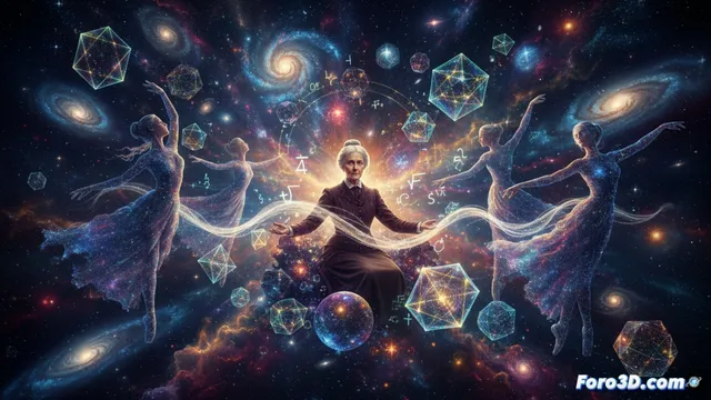 Una sinopsis anima el teorema de Noether con danza cósmica