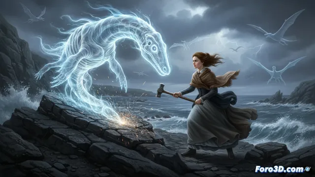 Una sinopsis de animación 3d explora a mary anning y sus dragones dormidos