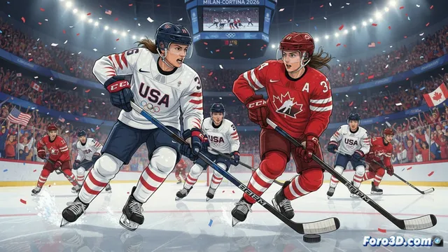 USA vs Canadá: el clásico olímpico de hockey femenino que trasciende el deporte