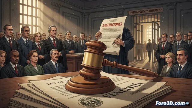 Venezuela aprueba ley de amnistía para presos políticos con exclusiones