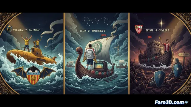 Villarreal remonta al Valencia, Celta asalta Europa y Sevilla gana fuera